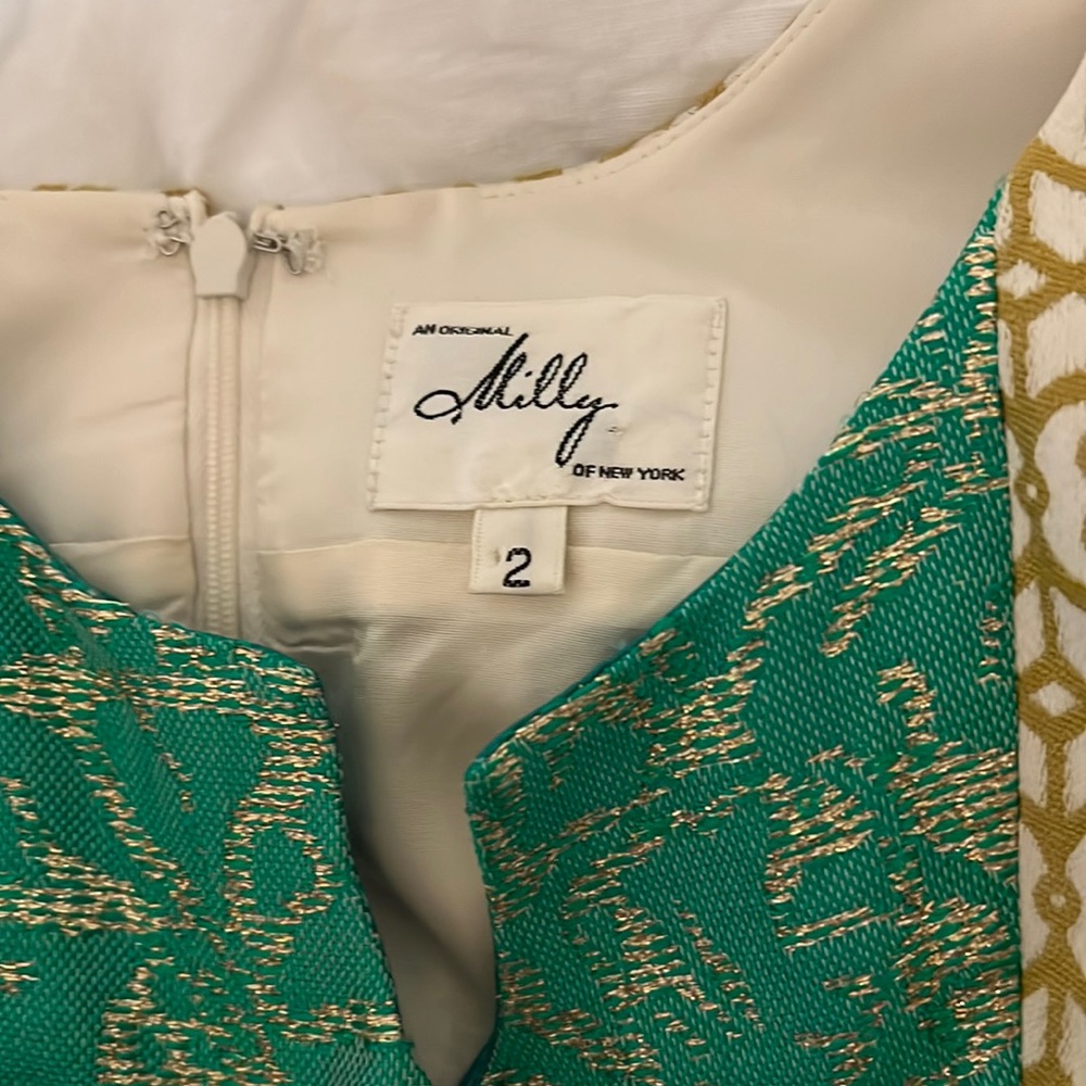 MILLY of New York Silk Cocktail Dress - Size 2
